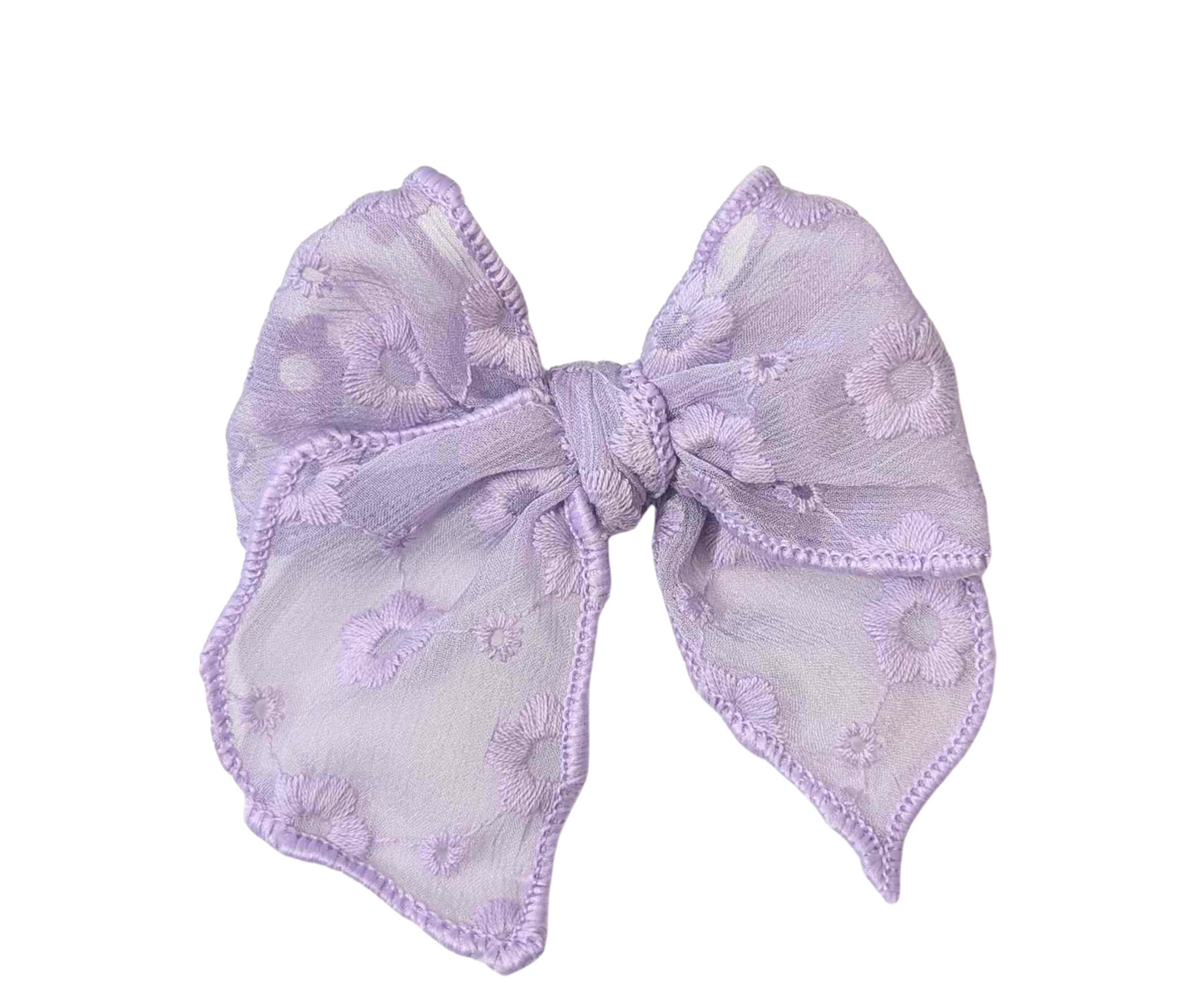 Lavender Lace Bow
