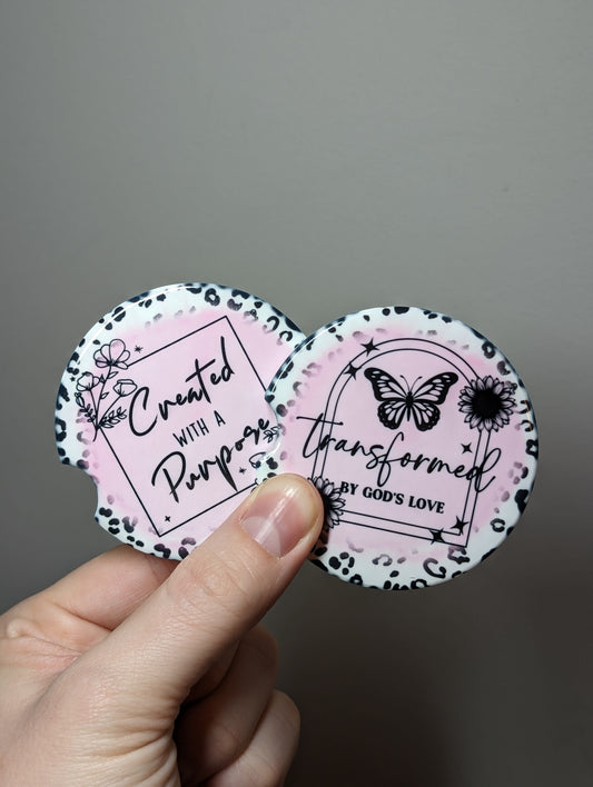 Faith Car Coasters
