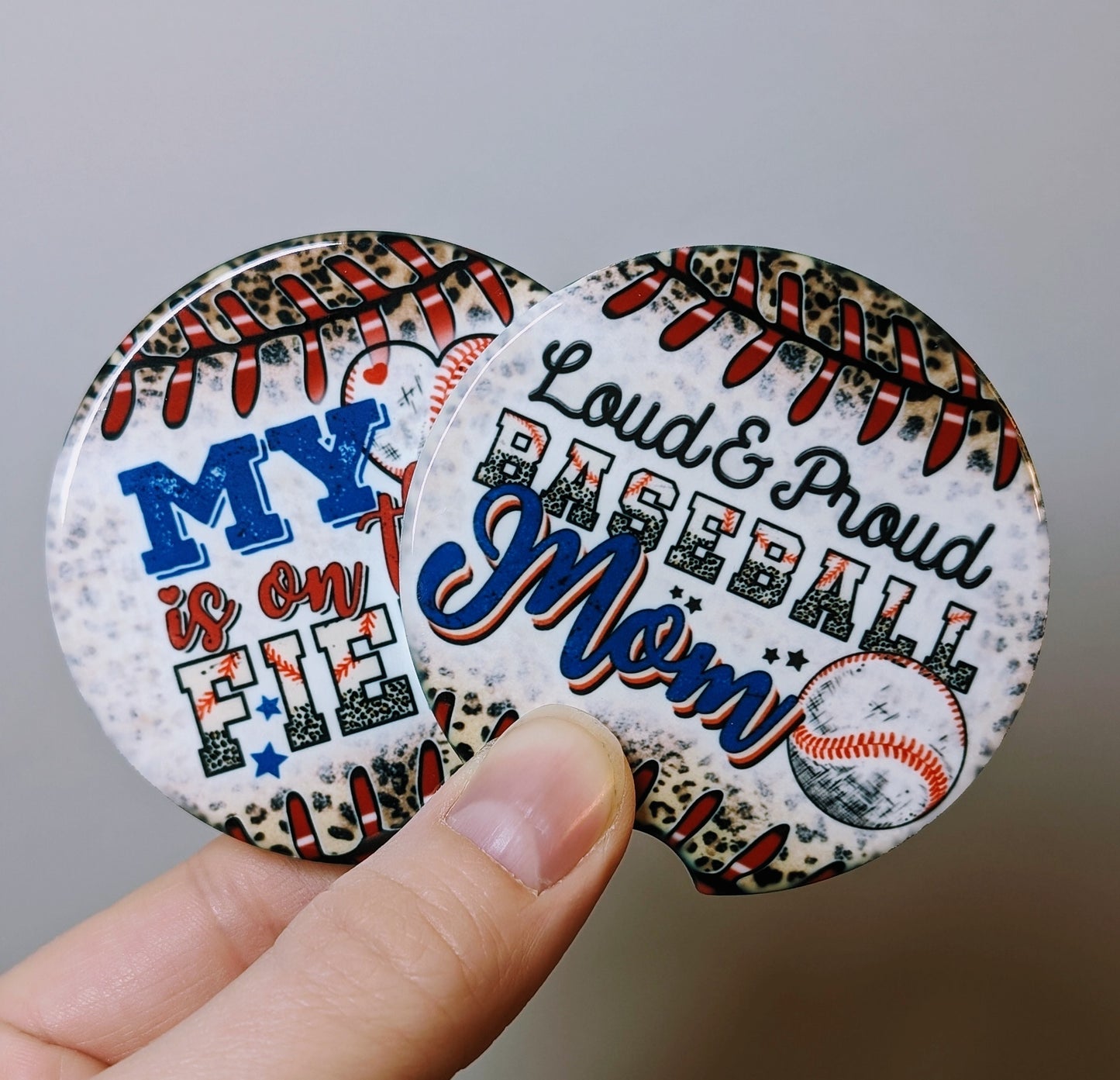Baseball Mom Car Coasters