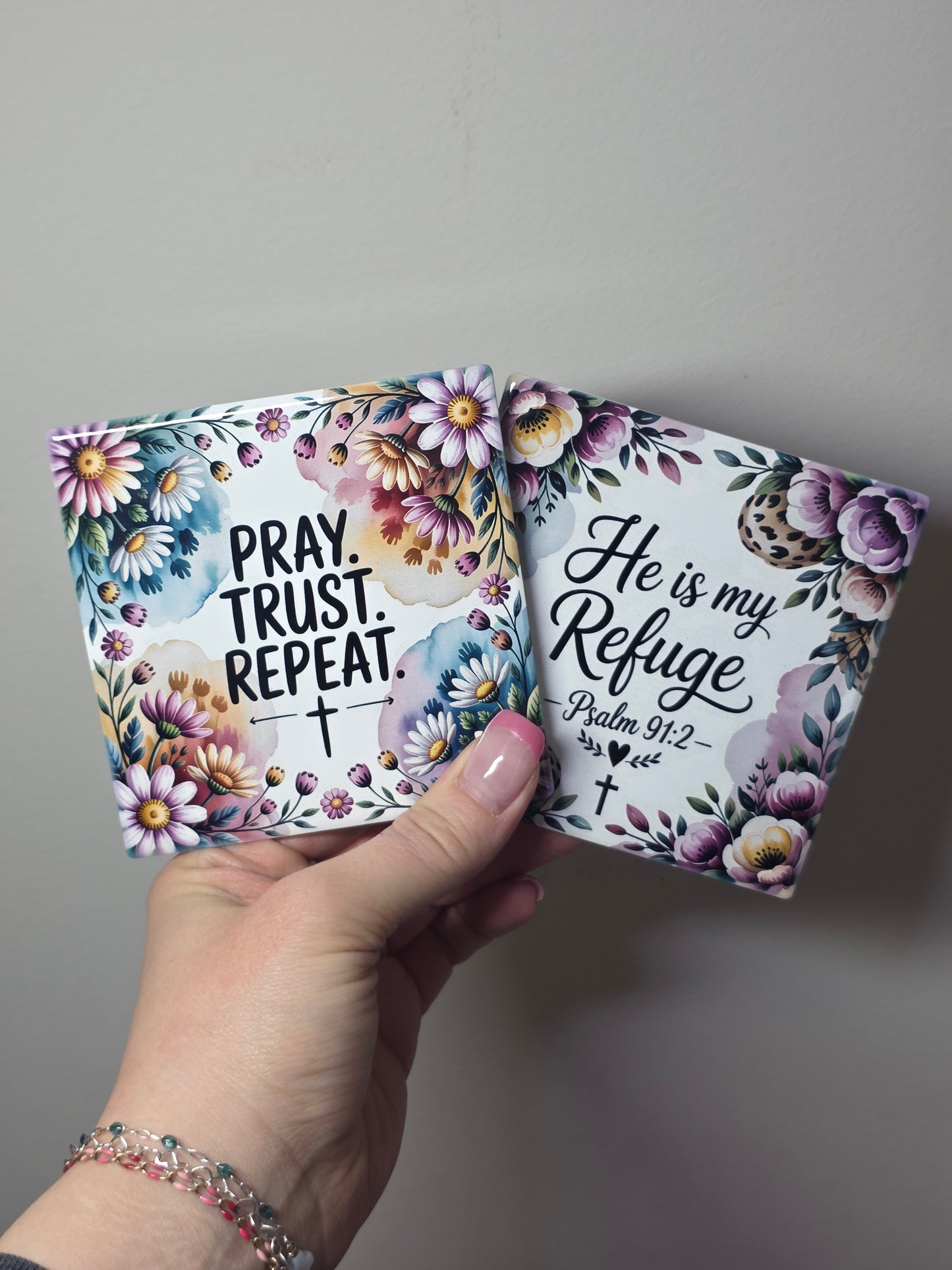 Pray Trust Repeat Coaster
