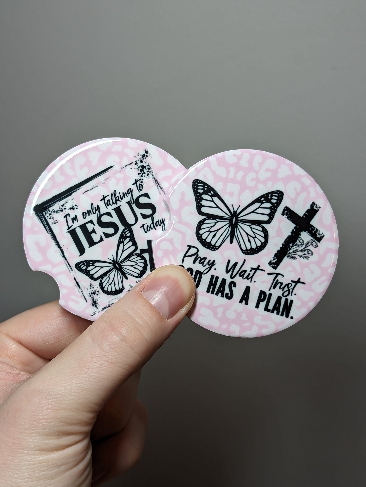 Faith Car Coasters