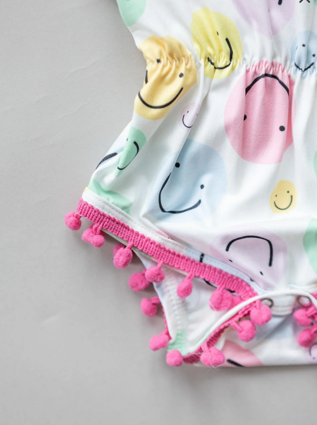 Smile In Style Pom Pom Romper