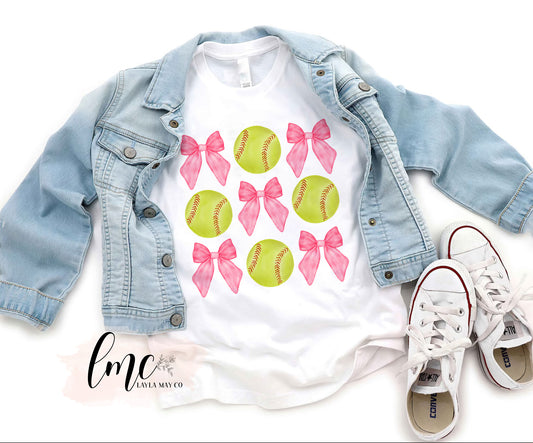Softball + Bows | Child