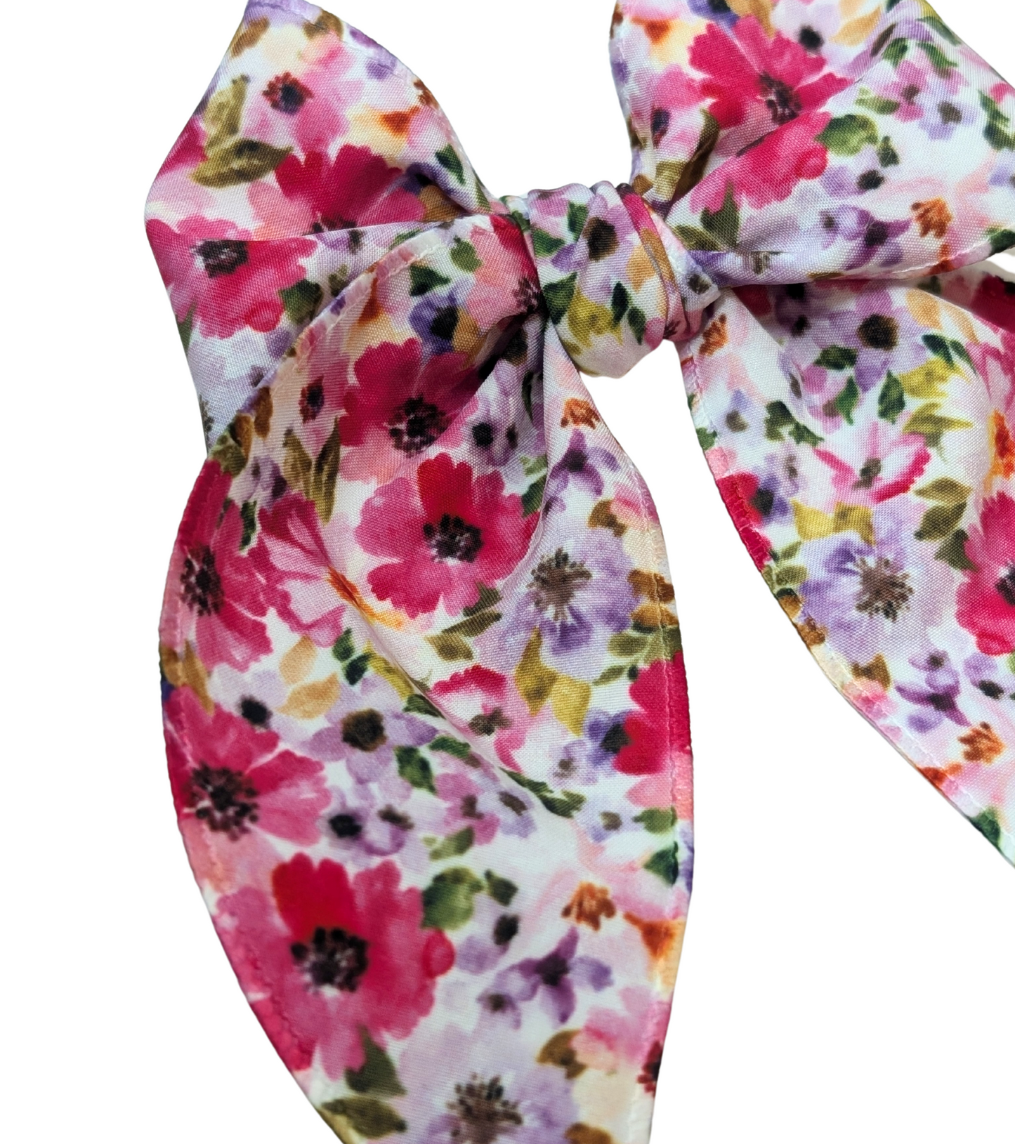 Spring Floral Bow