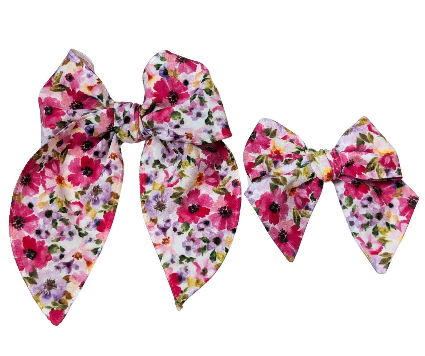 Spring Floral Bow