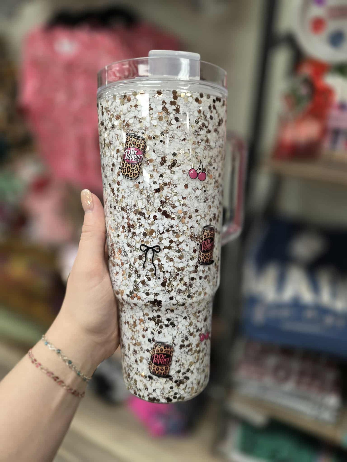 Dr. Pepper Snow Globe Tumbler