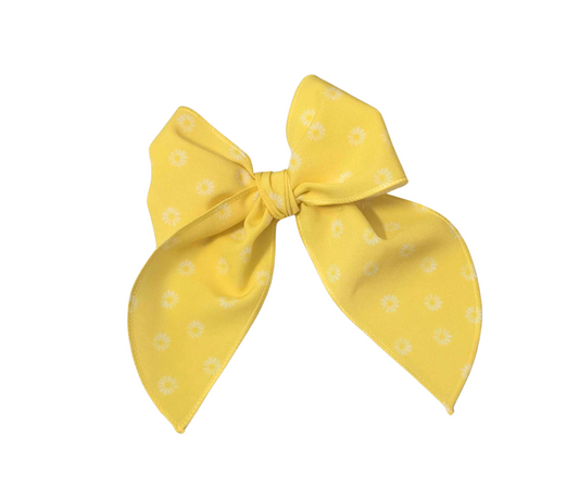 Yellow Daisy Bow