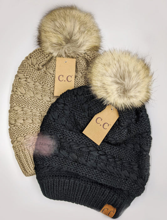 C.C. Pom Beanies