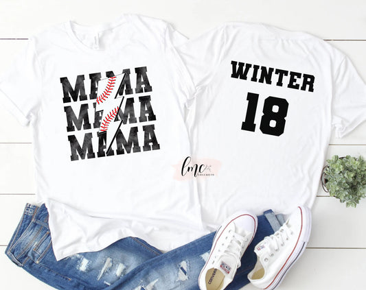 Custom Name + Number | Add-On
