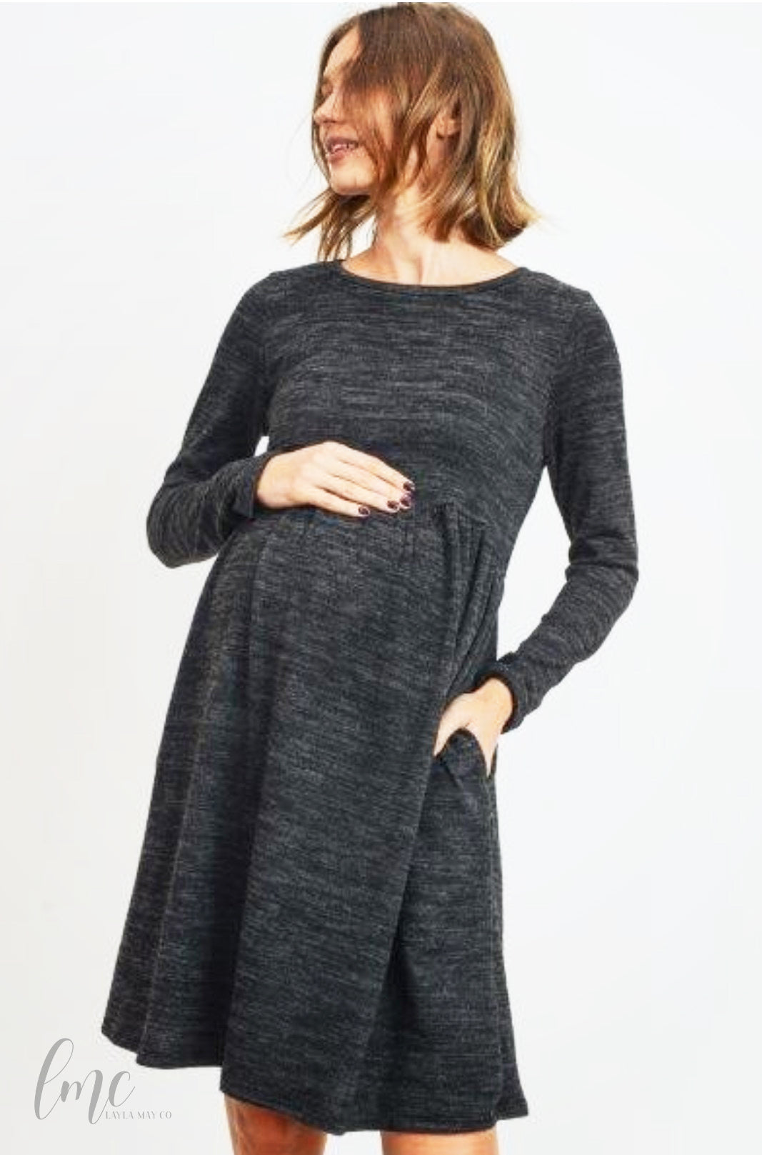 Gray Sweater Dress