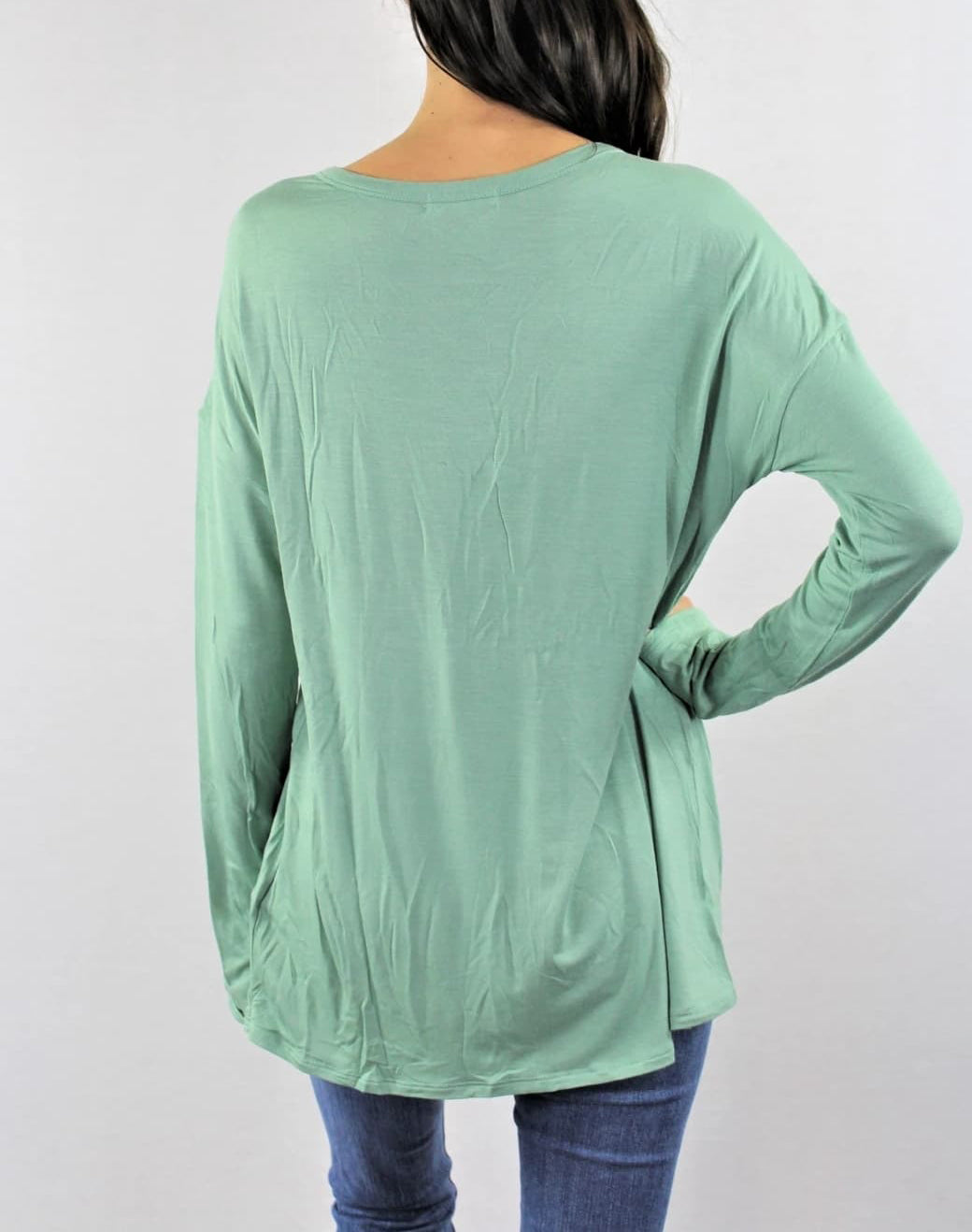 Mint For You Crisscross Top