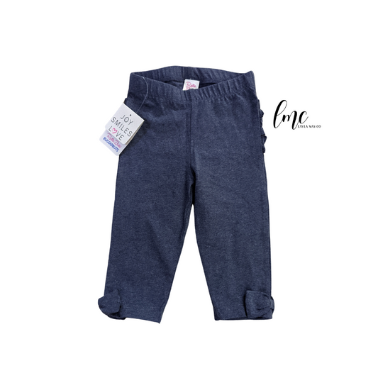 Denim Capri Leggings | Rufflebutts