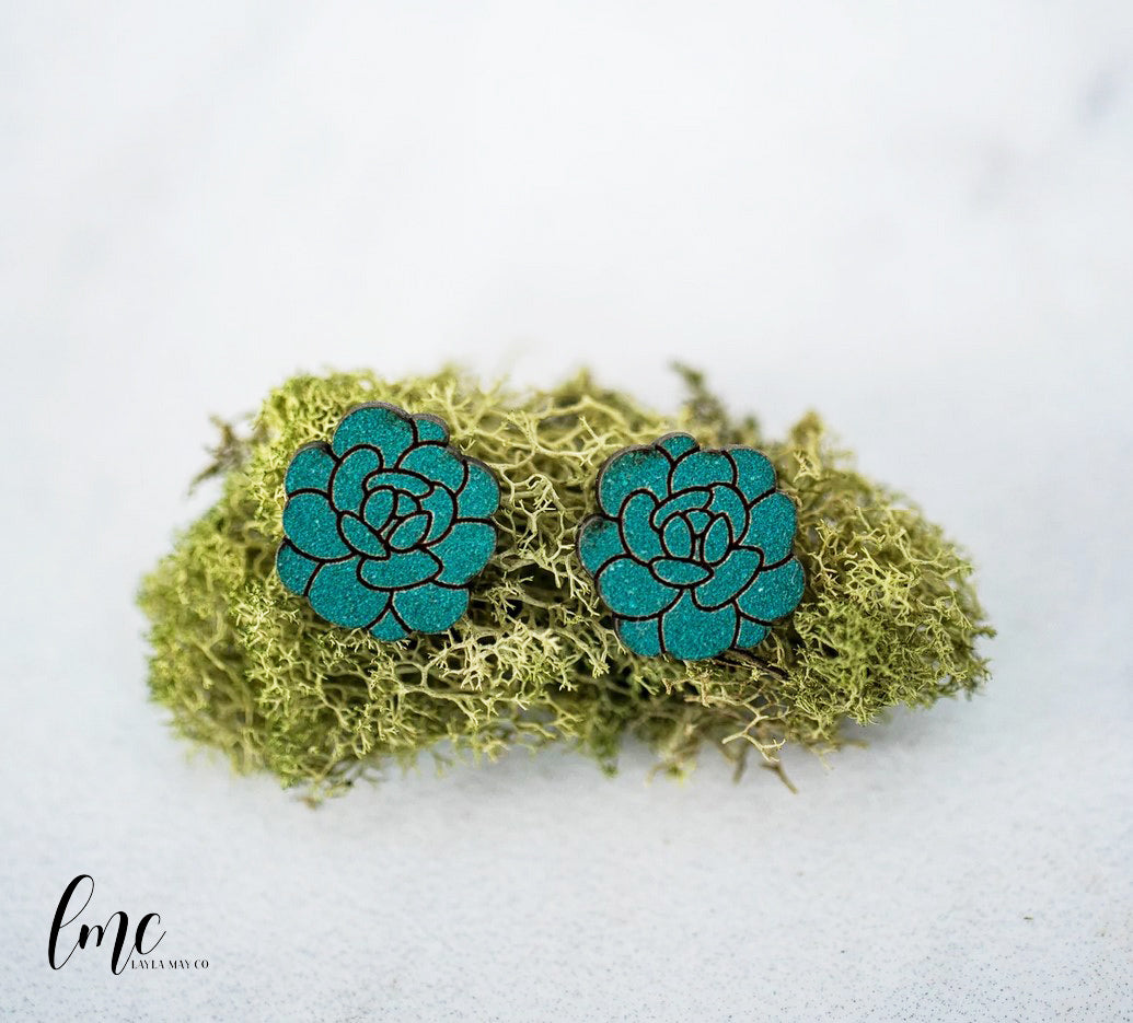 Succulent Studs