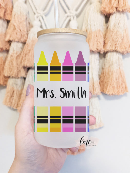 Teach In Color | Customized Libbey