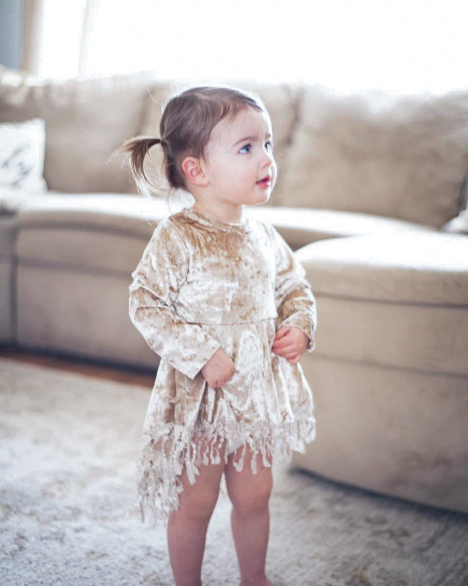 Velvet Boho Dress