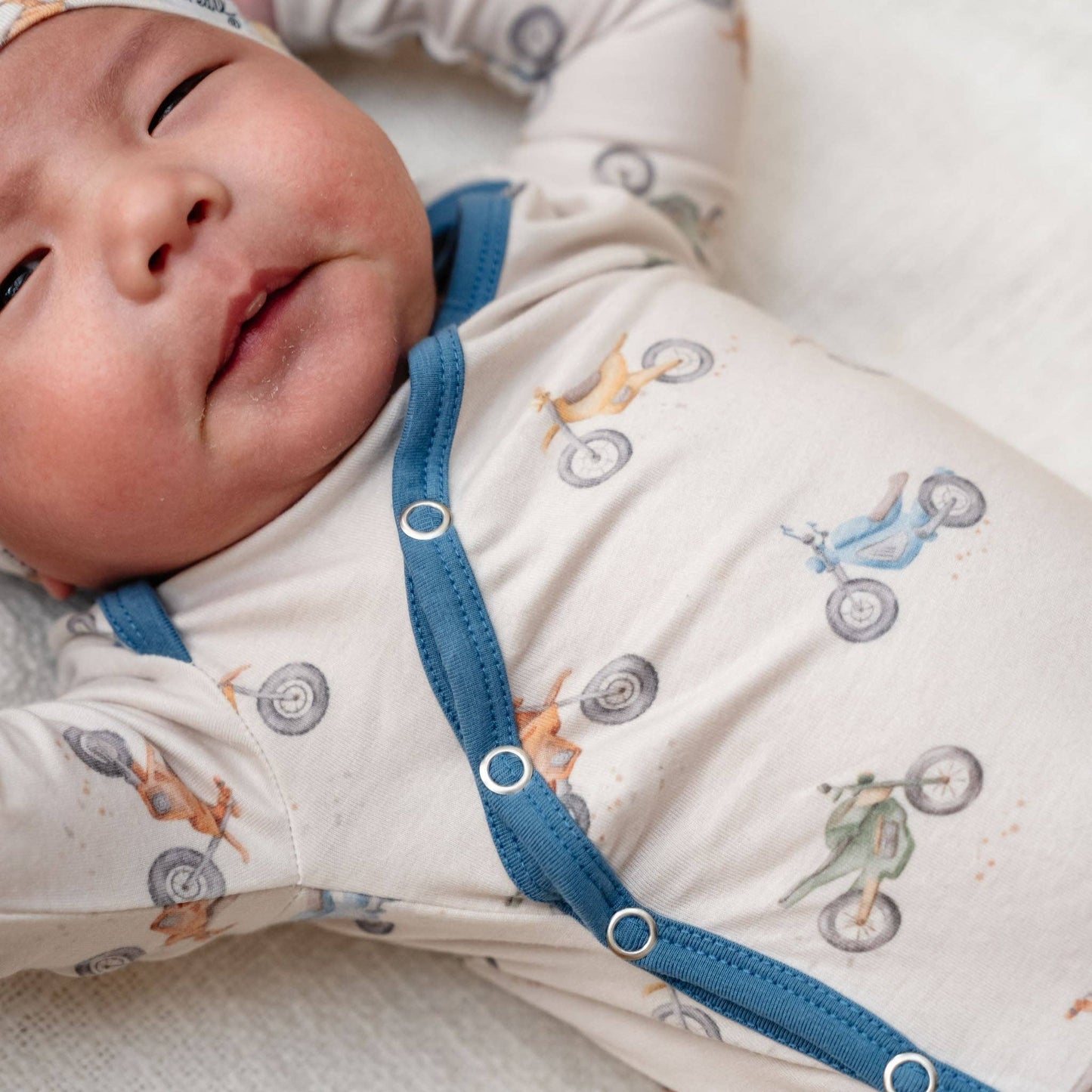 Newborn Knotted Gown | Ryder