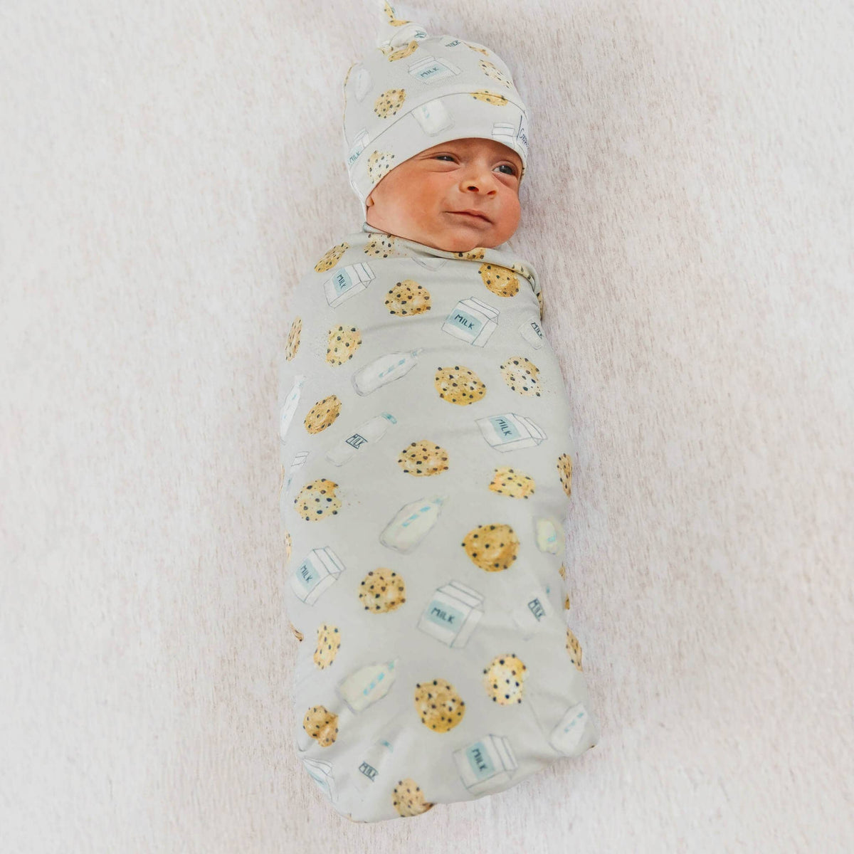 Knit Swaddle Blanket | Chip