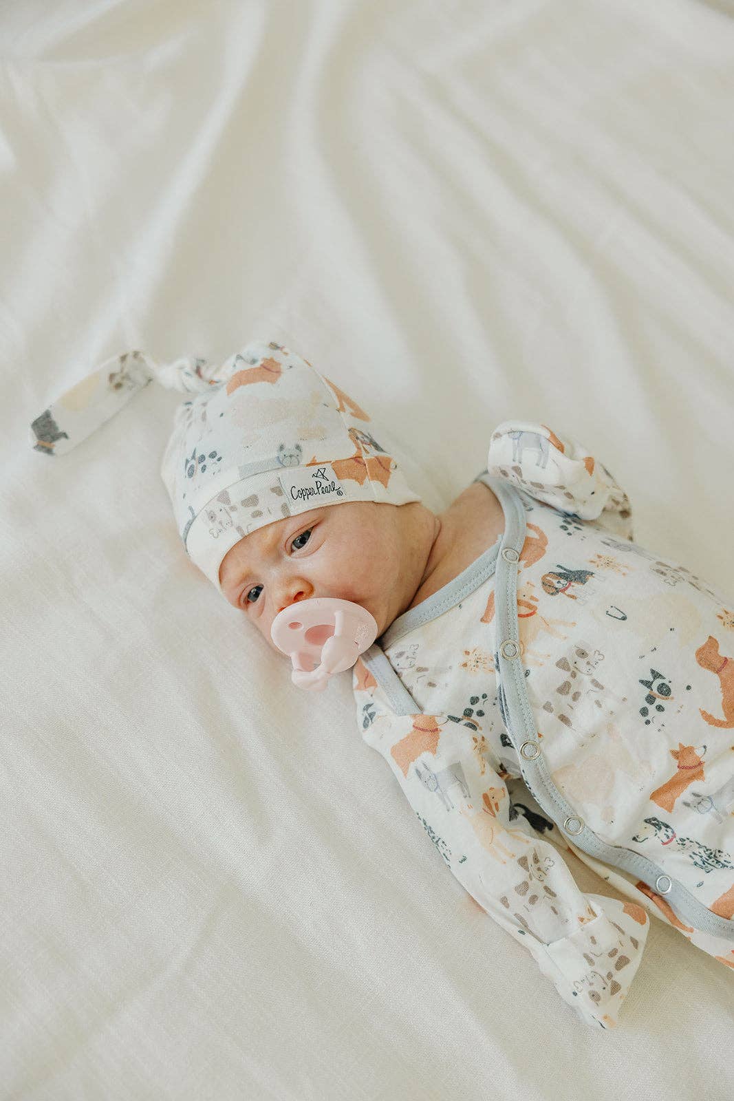 Newborn Knotted Gown | Rufus