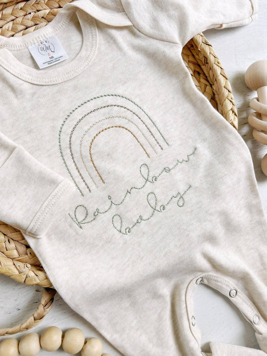 Rainbow Baby Romper