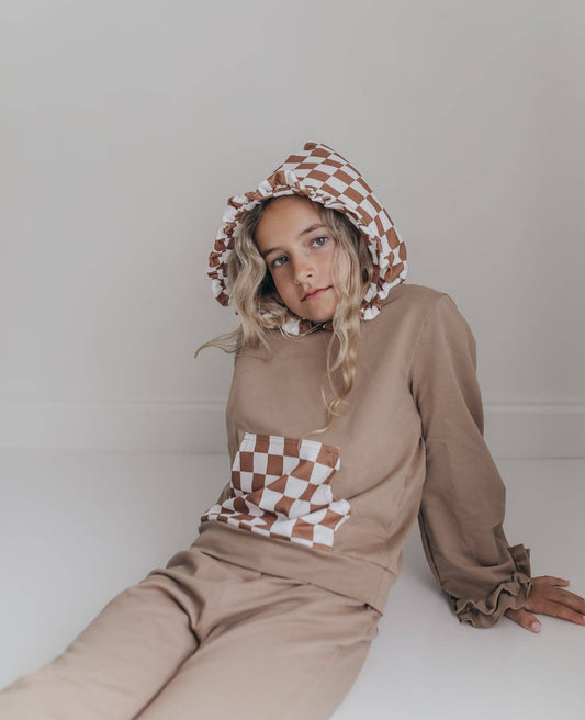 Checkered Pocket Lounge Set