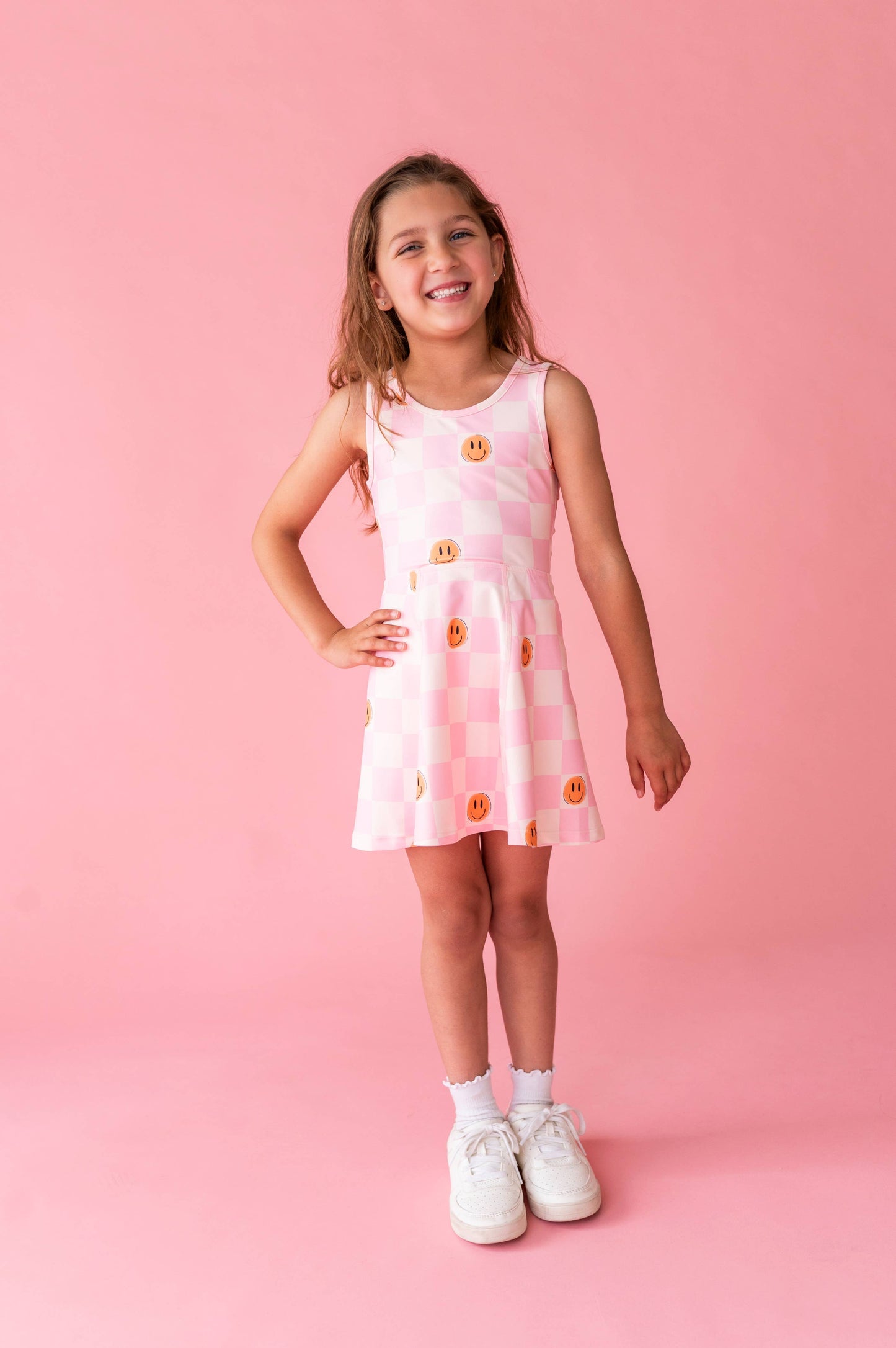 Happy Hopscotch | Twisty Back Active Dress