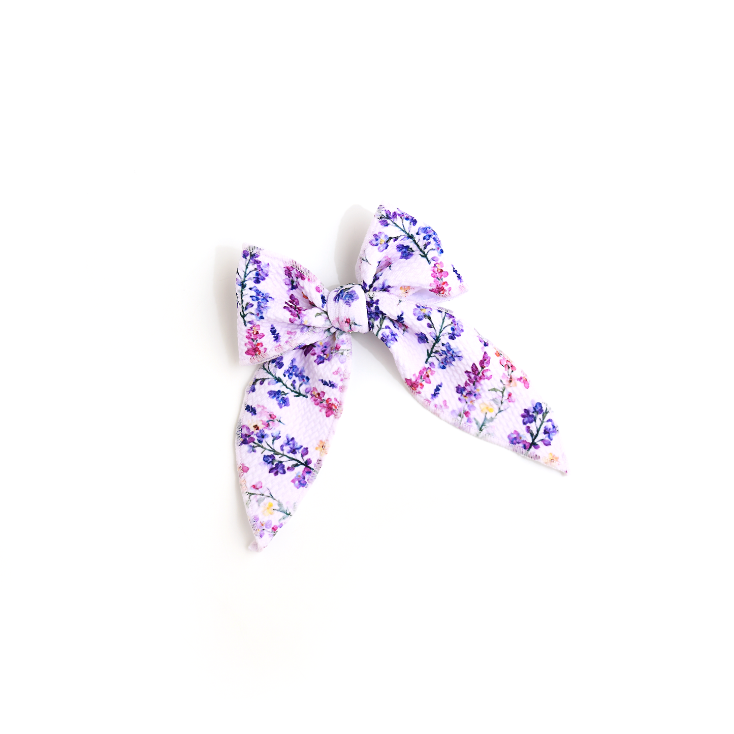 Spring Floral Bow Clip