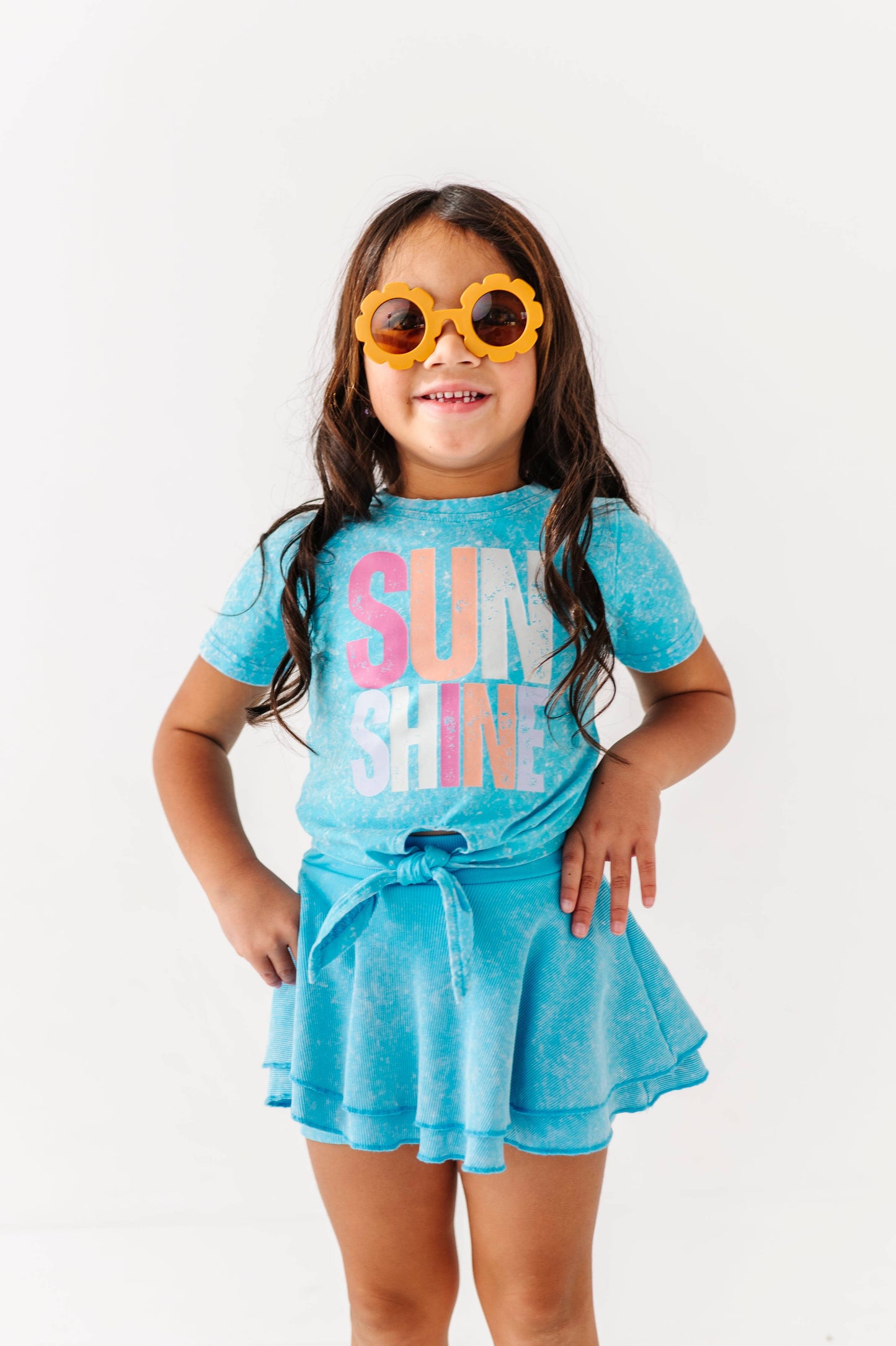 Sunshine Vintage Front-Tie Tee