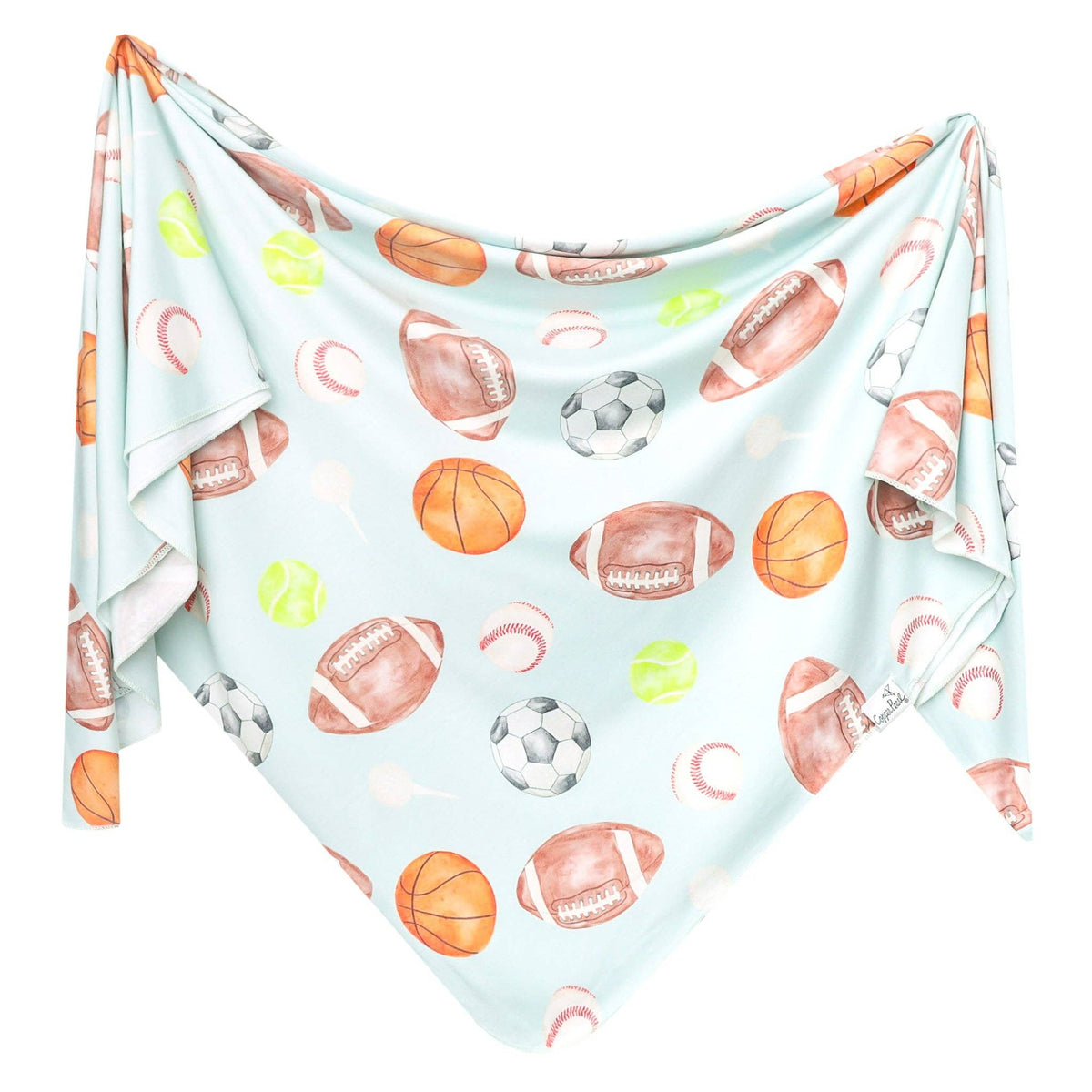 Knit Swaddle Blanket | Sports Medley