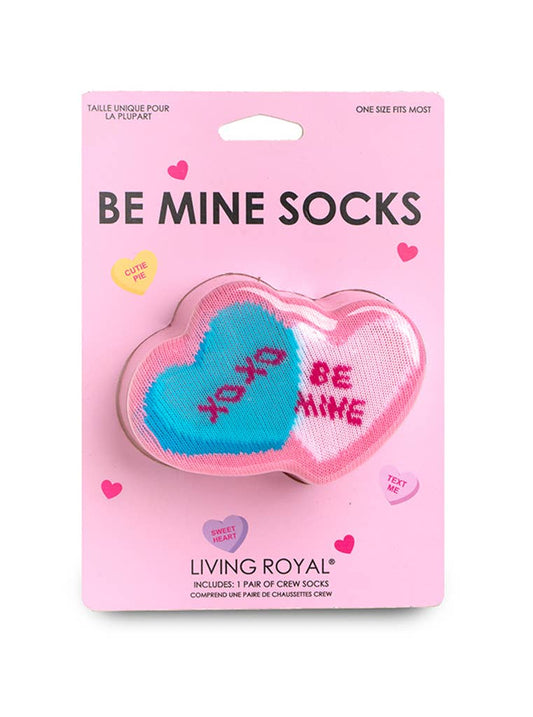 3D Packaged Crew Socks | Be Mine