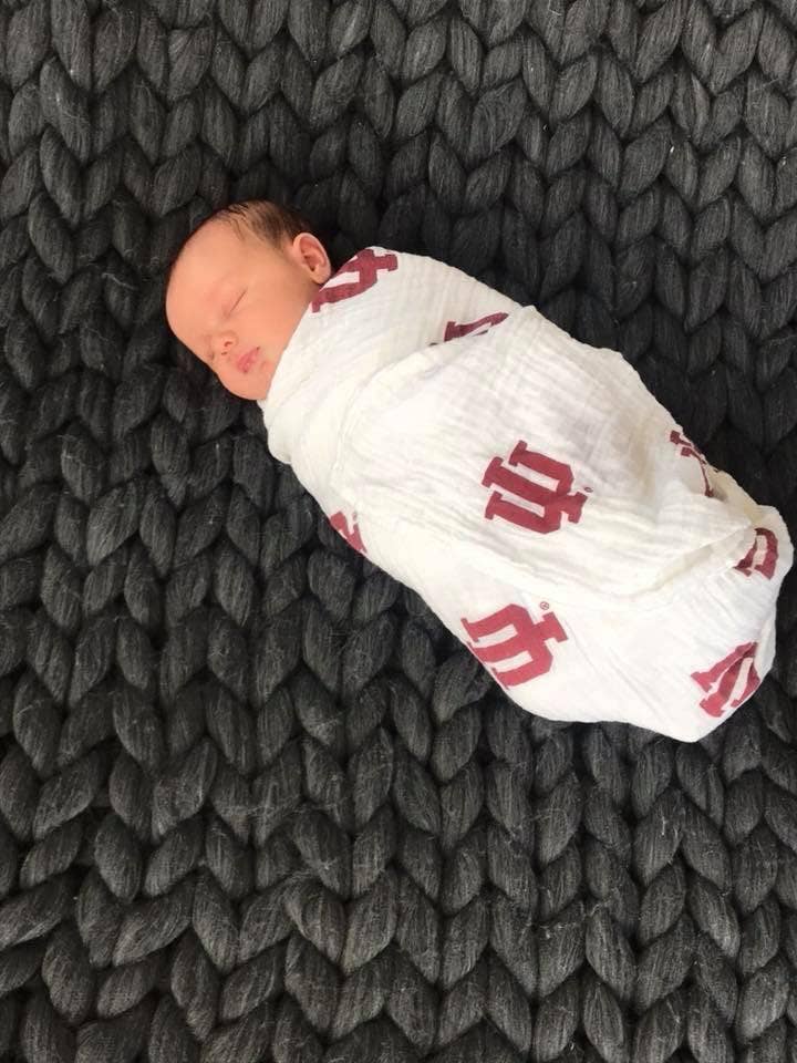 IU Muslin Swaddle Blanket