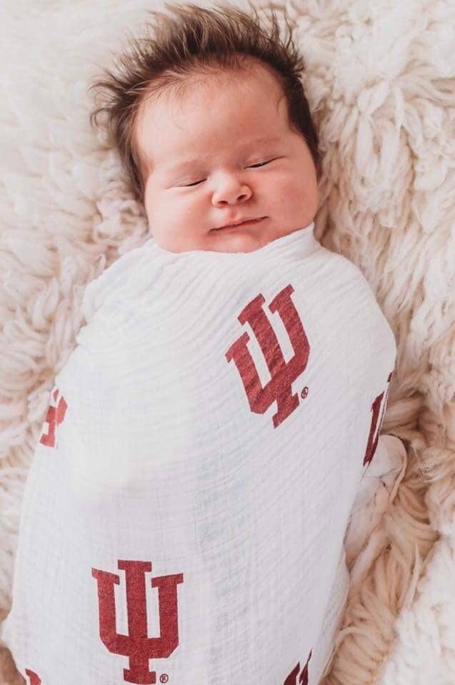 IU Muslin Swaddle Blanket