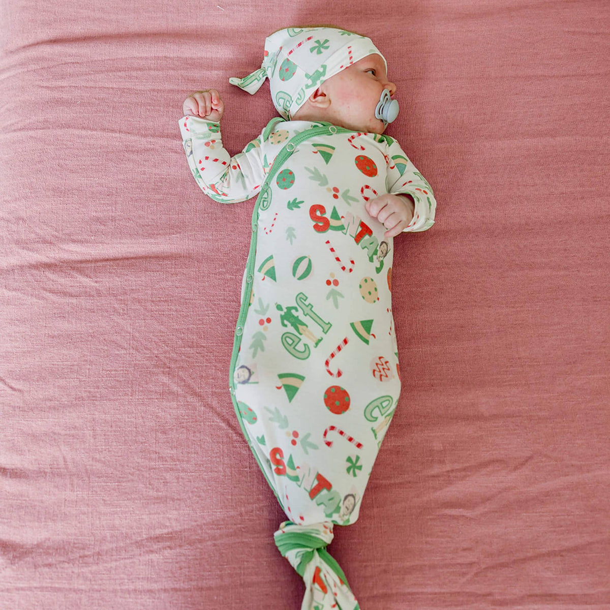 Newborn Knotted Gown | Elf