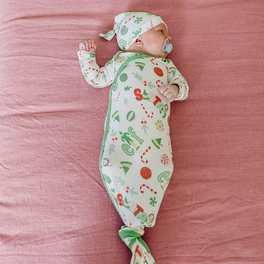 Newborn Knotted Gown | Elf