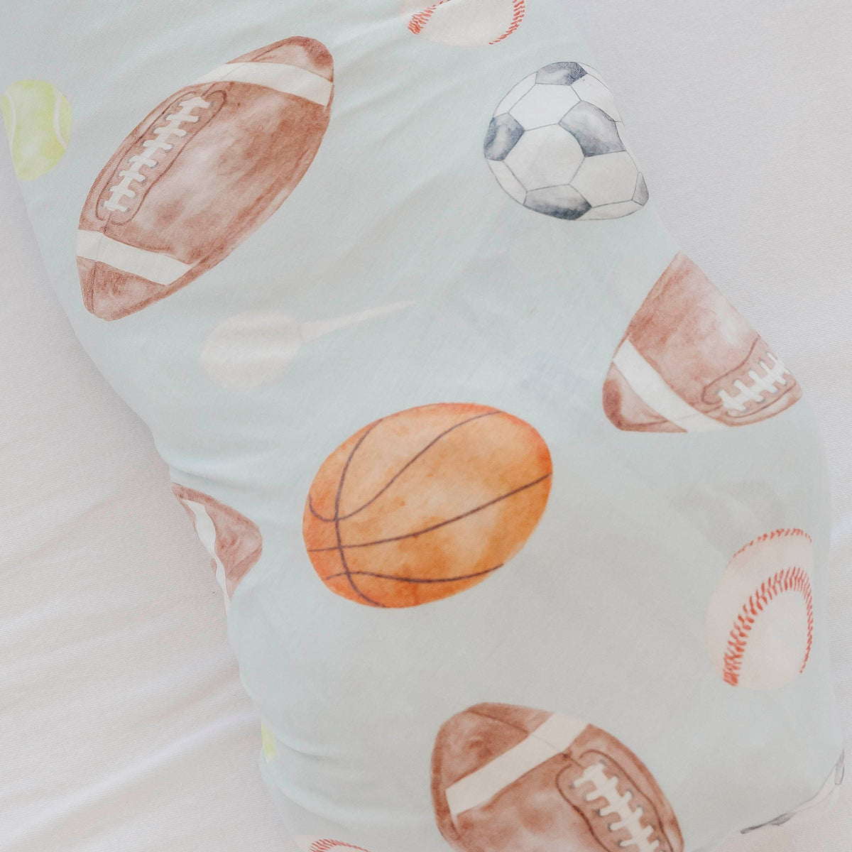 Knit Swaddle Blanket | Sports Medley
