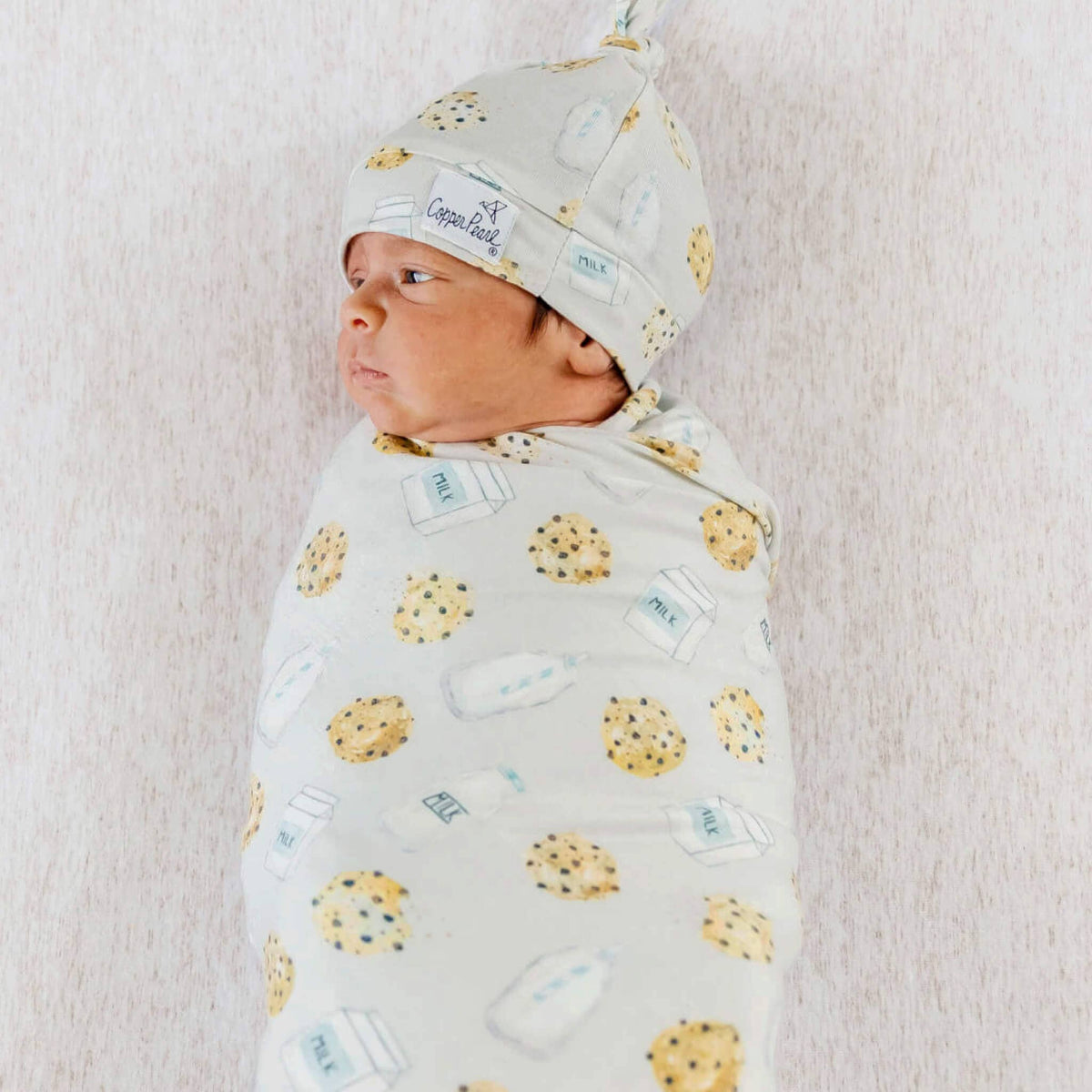 Knit Swaddle Blanket | Chip