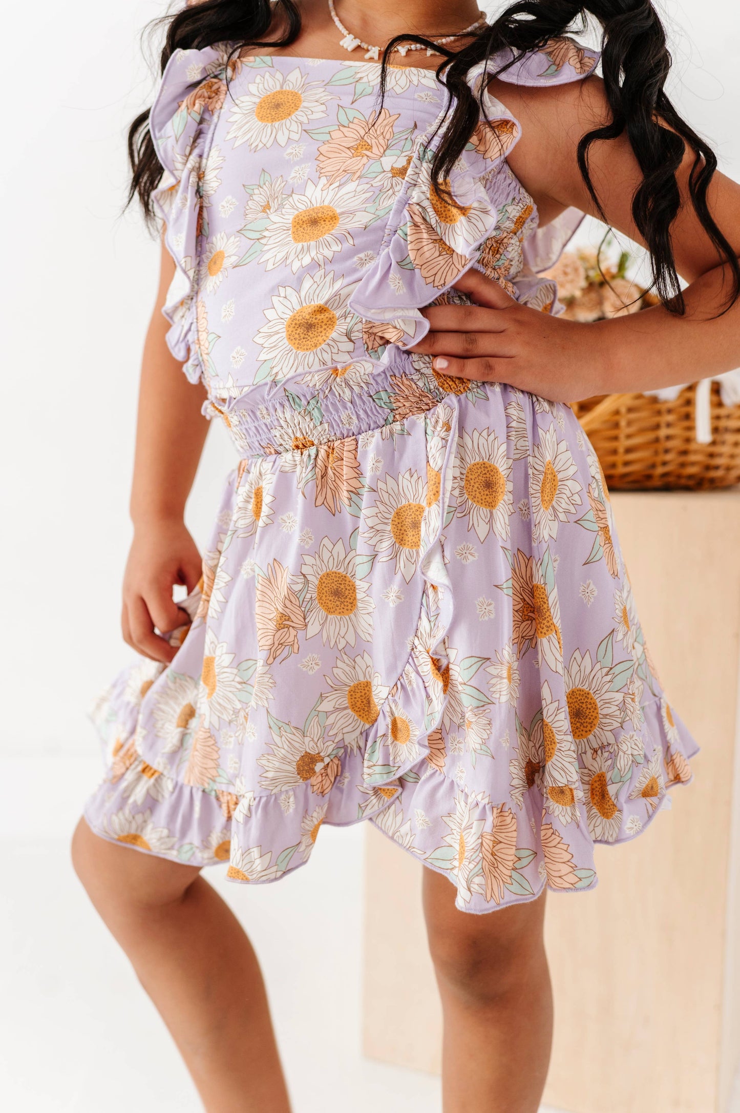 Sunflower Ruffle Tank & Skort Set