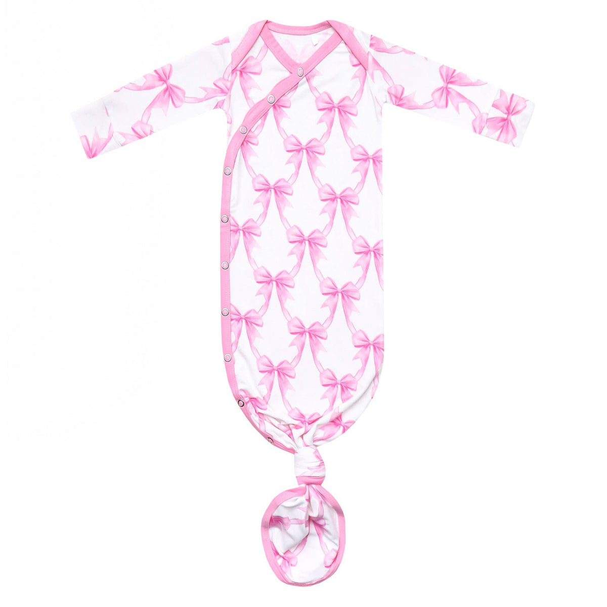 Bamboo Newborn Knotted Gown | Bow My Gosh
