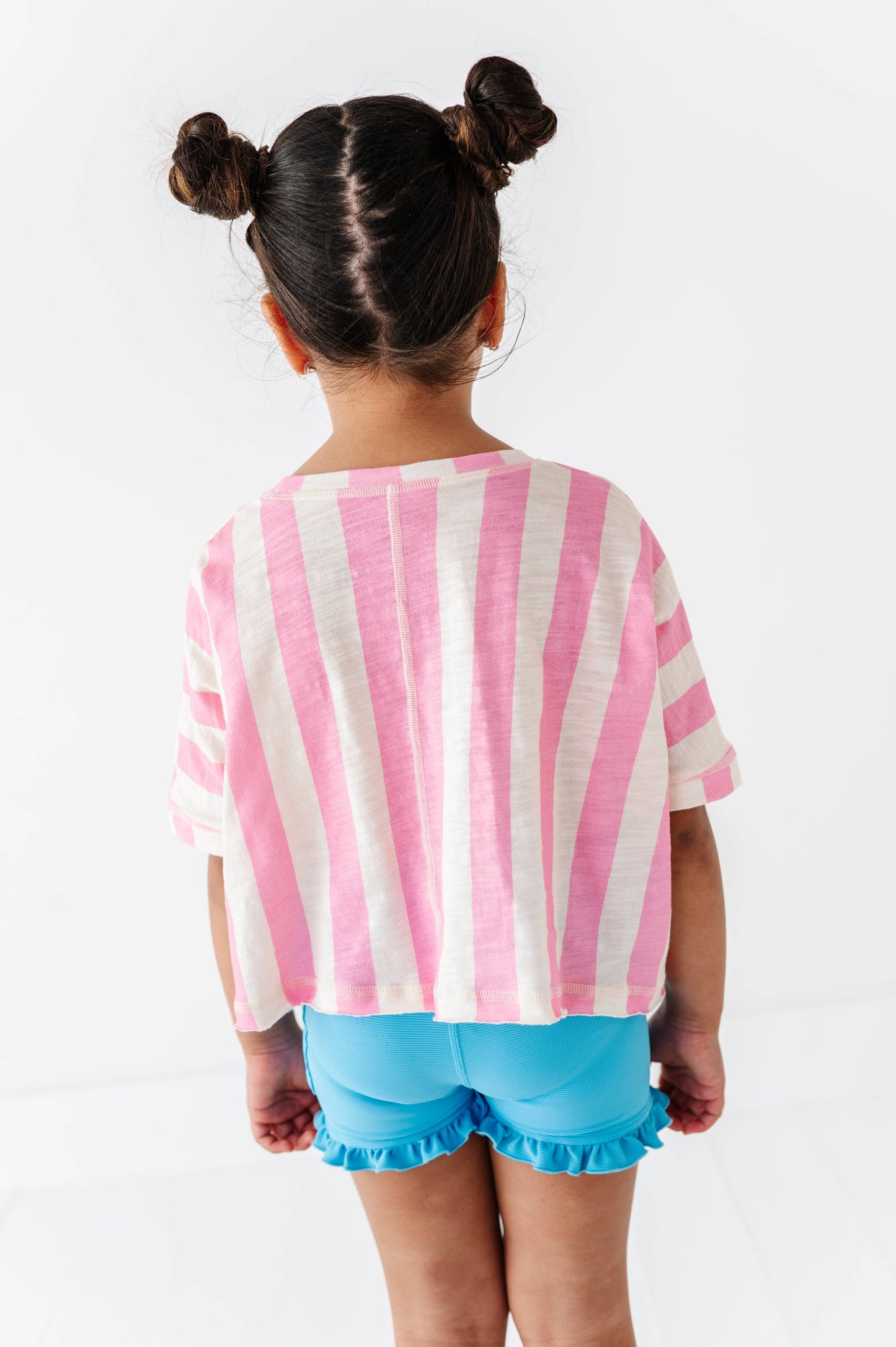 Cotton Candy Stripe | Boxy Crop