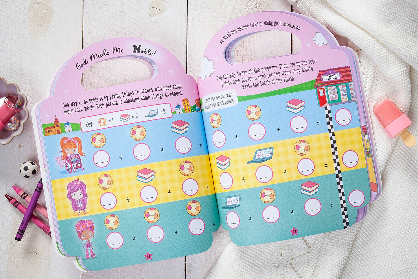 My Pretty Pink ABC of God Loves Me Activity Book