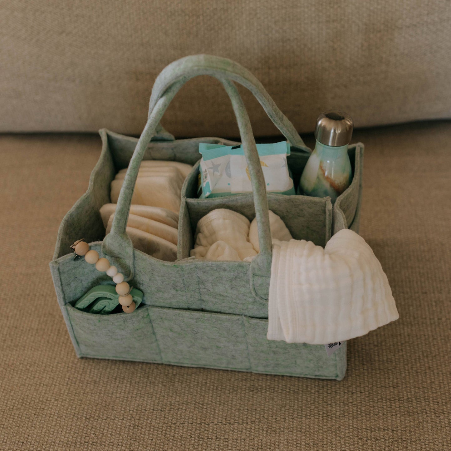 Diaper Caddy | Sage Green