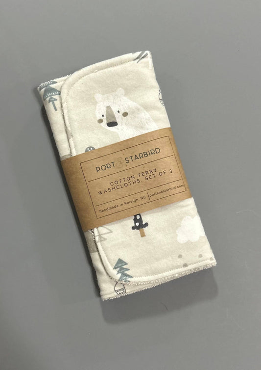 Washcloths Set | Bears