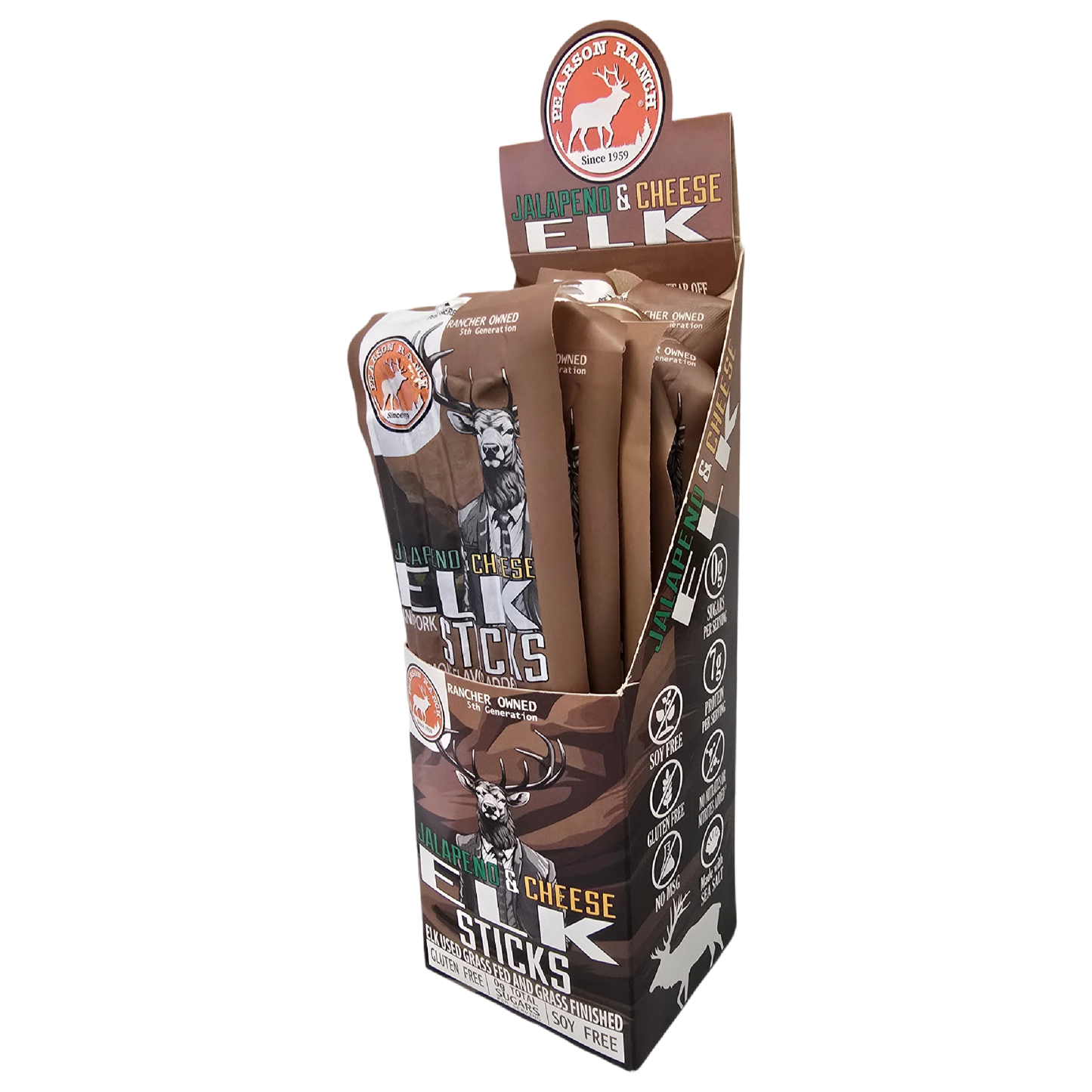Elk Jalapeno Cheese Snack Stick Multi-Packs