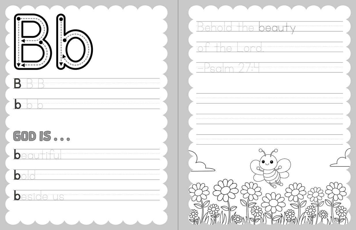 Bible Verse Handwriting Workbook