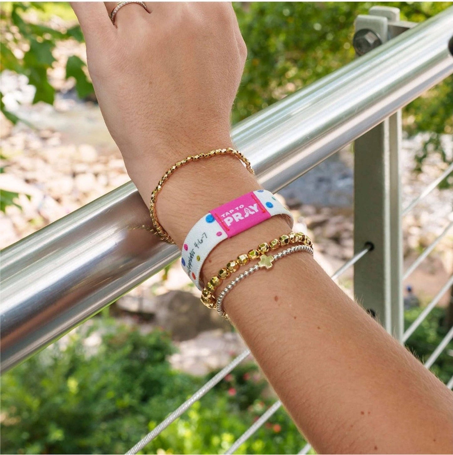 Tap To Pray® Kingfolk Series Wristband – Anxious For Nothing