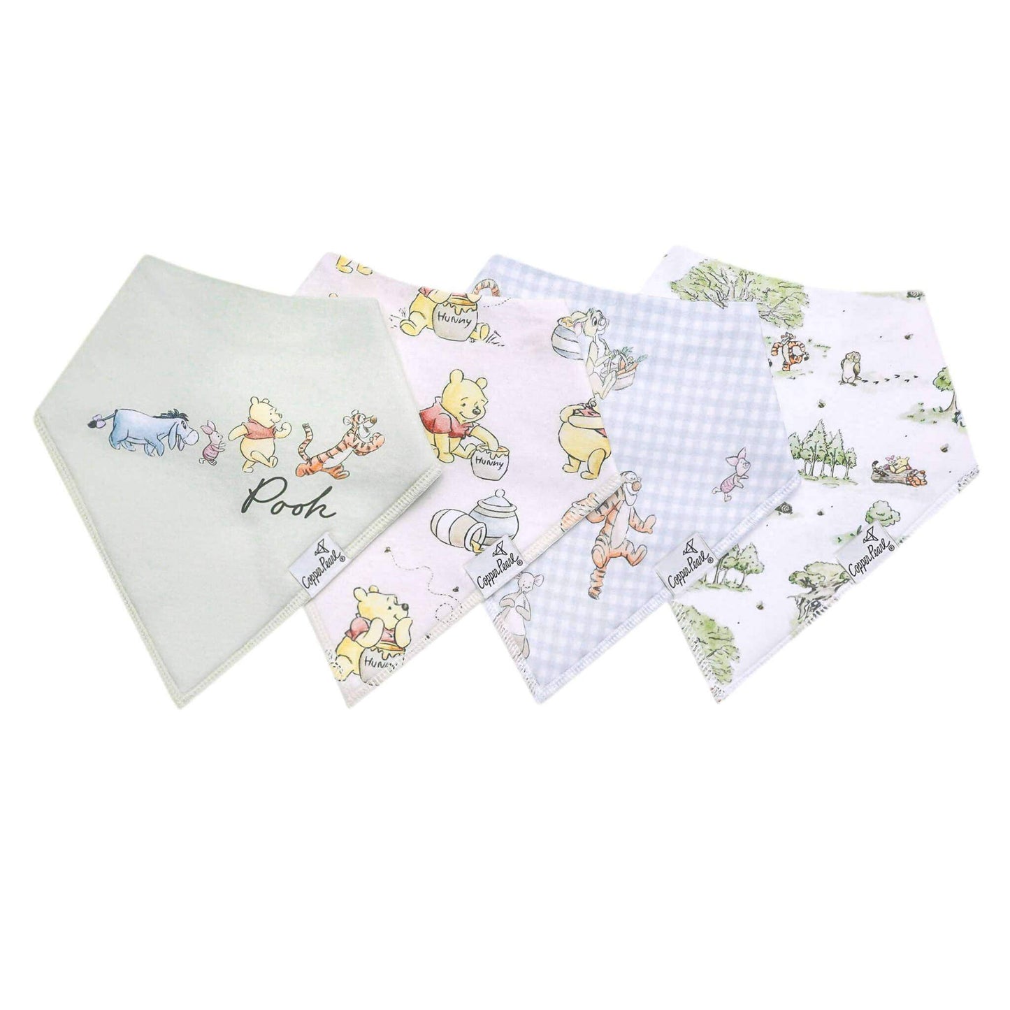 Baby Bandana Bib Set | Hundred Acre Wood