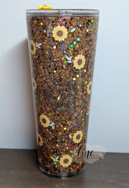 Be The Light Snow Globe Tumbler