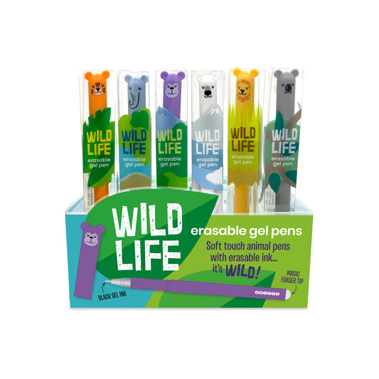 Wild Life Erasable Pens
