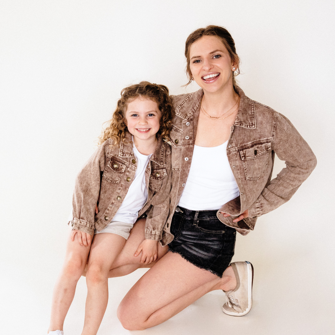 Brown Denim Jacket | Kids