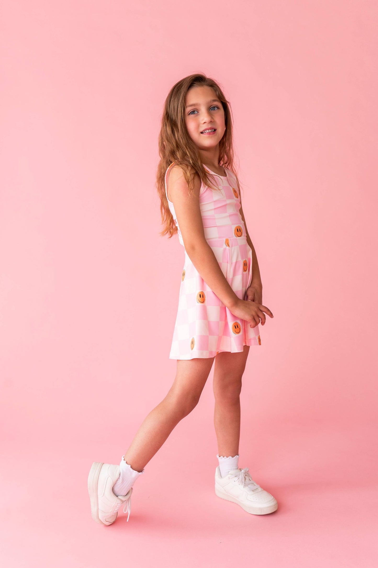 Happy Hopscotch | Twisty Back Active Dress