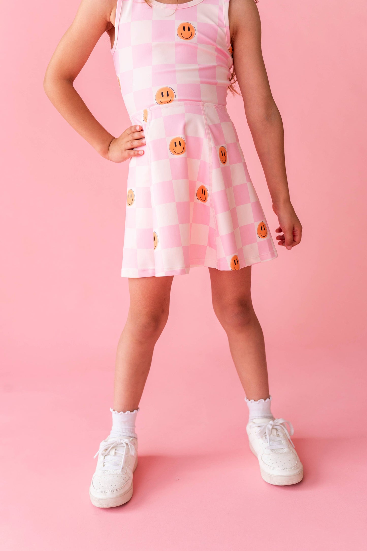 Happy Hopscotch | Twisty Back Active Dress